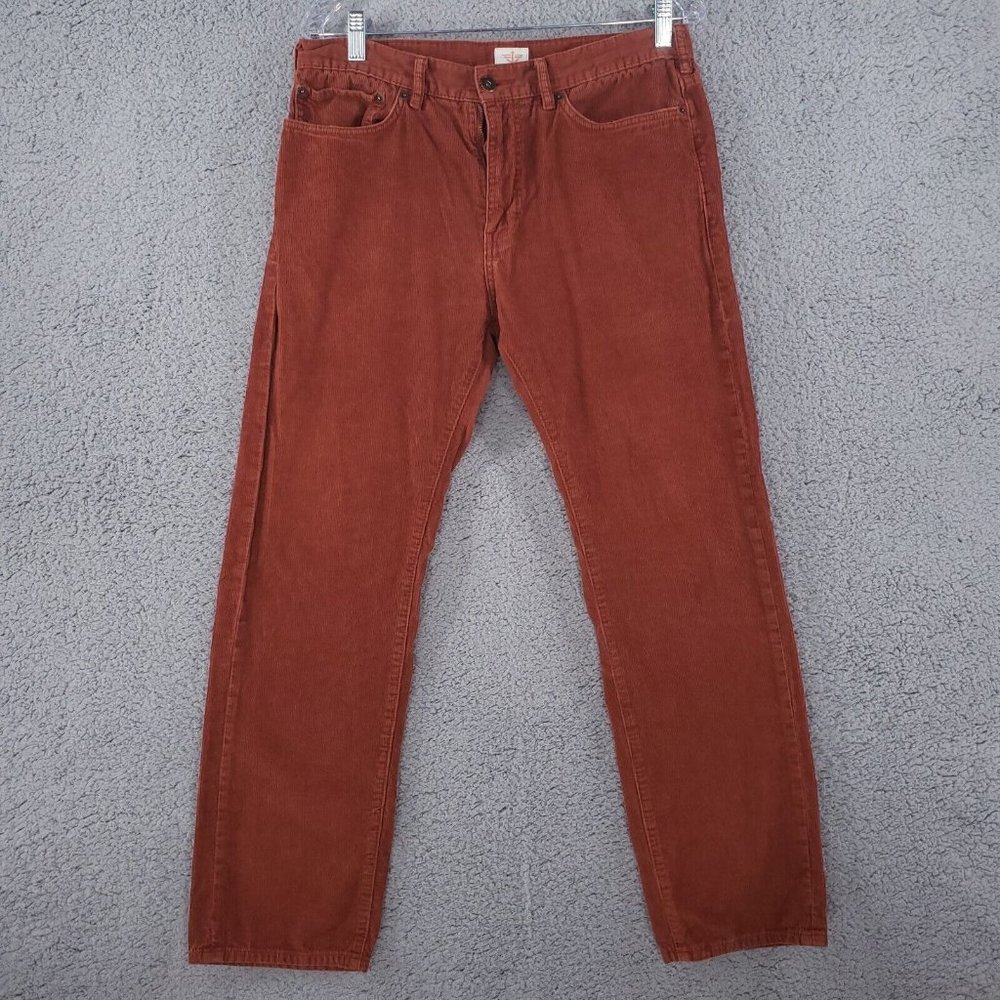 Dockers relaxed fit casual thick corduroy pants mens size 32x30